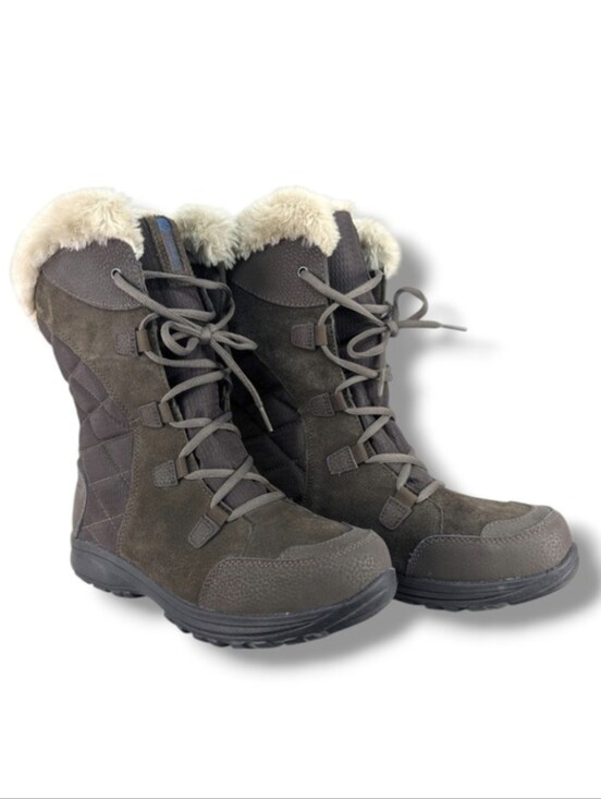 Columbia Shoes - Columbia Minx Mid II Omni-Heat Waterproof Winter Boots Brown Womens 10